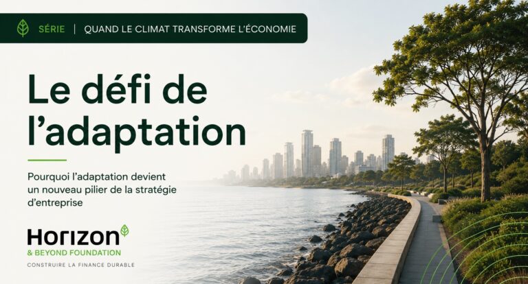 Le défi de l&rsquo;adaptation climatique