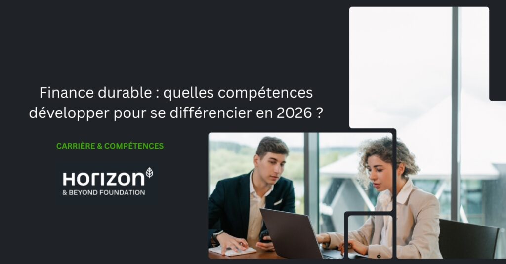 Carrière et compétences en finance durable