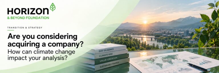 Are you considering acquiring a company? How can climate change impact your analysis?